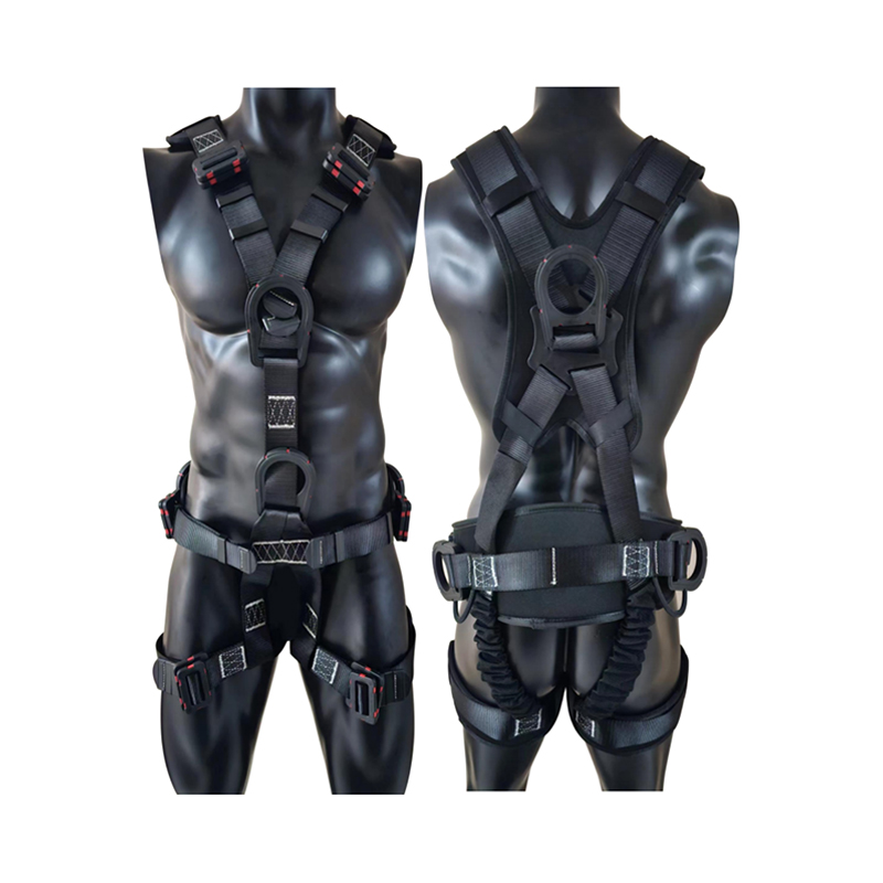KA15  Dielectric Safety Harness Dielectric, Electrically Insulated, Dorsal D-Ring, 2 Front D-Rong, 2 Side D-Rings, Waist/Shoulder/Leg Pads, Insulating Buckles, Easy Adjustable Straps,  CE, ANSI, For  Electrician, Wireman