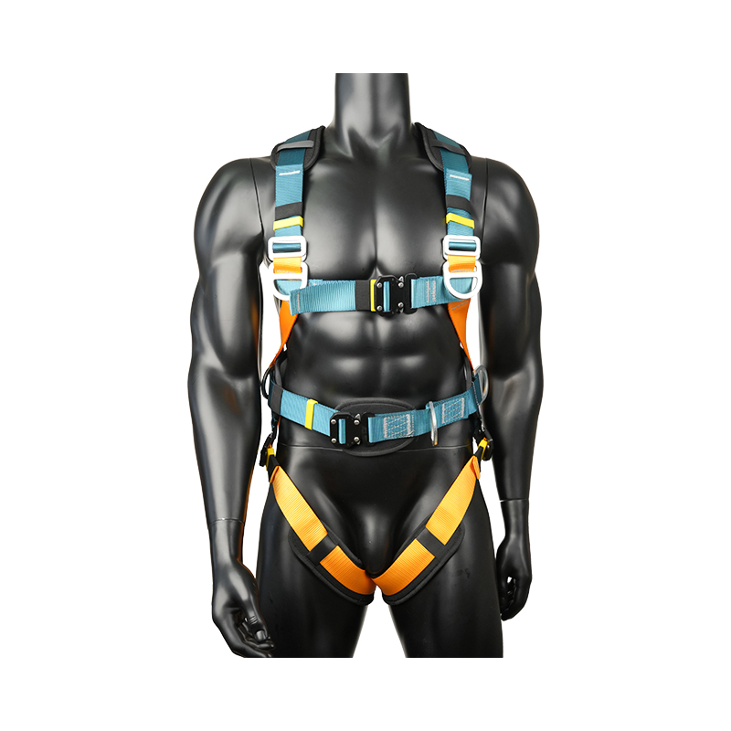 KA01 Universal Full Body Fall Protection Safety Harness With 6  D-Ring, 4 Quick-Released Buckles And 5 Protective Padding, Elev Work Platform, Construction & Maintenance Harness ,MAX 310LBS, CE